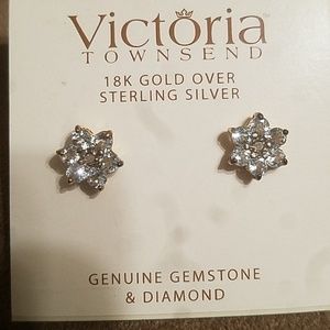 Victoria Townsend 18K Gold over Sterling gemstone